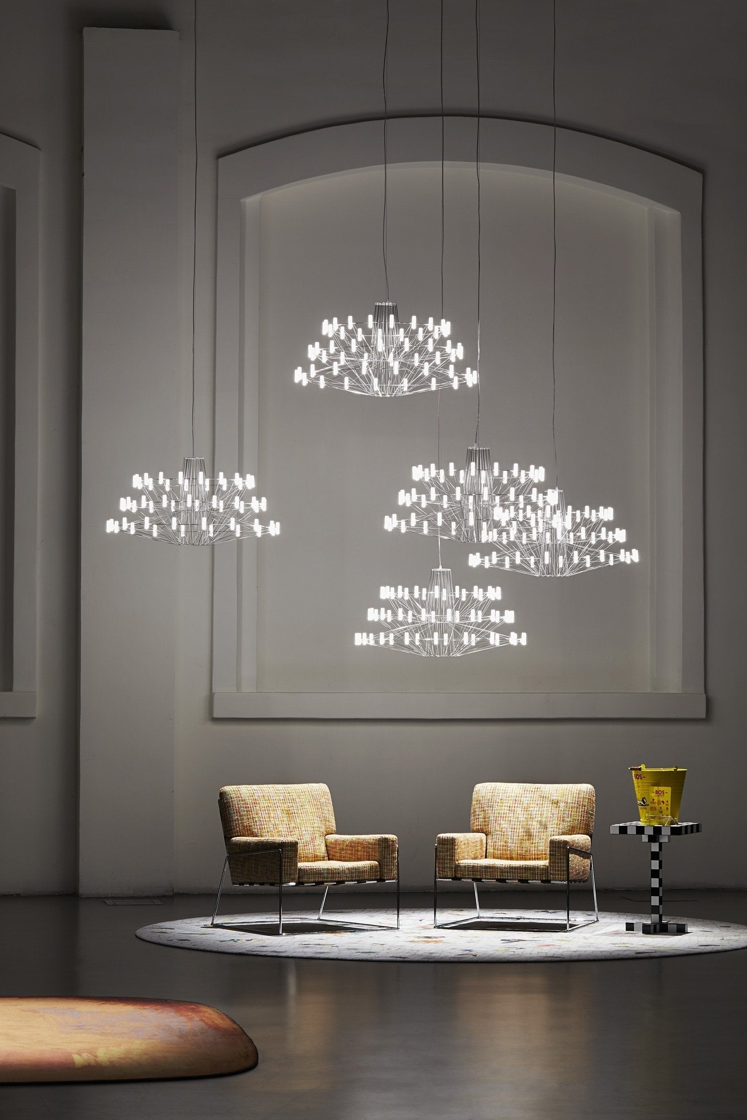 Coppelia Suspended Lamp - Modern Hanging Light Fixture for Living Room, Bedroom & Dining Room | Elegant Ceiling Lighting for Home Decor