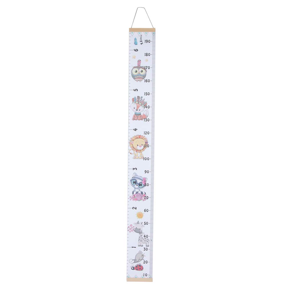 Growth Chart for Kids - Cute Removable Wall Ruler Sticker | Height Measure Decoration for Nursery, Bedroom & Playroom | Perfect Baby Shower Gift & Room Decor