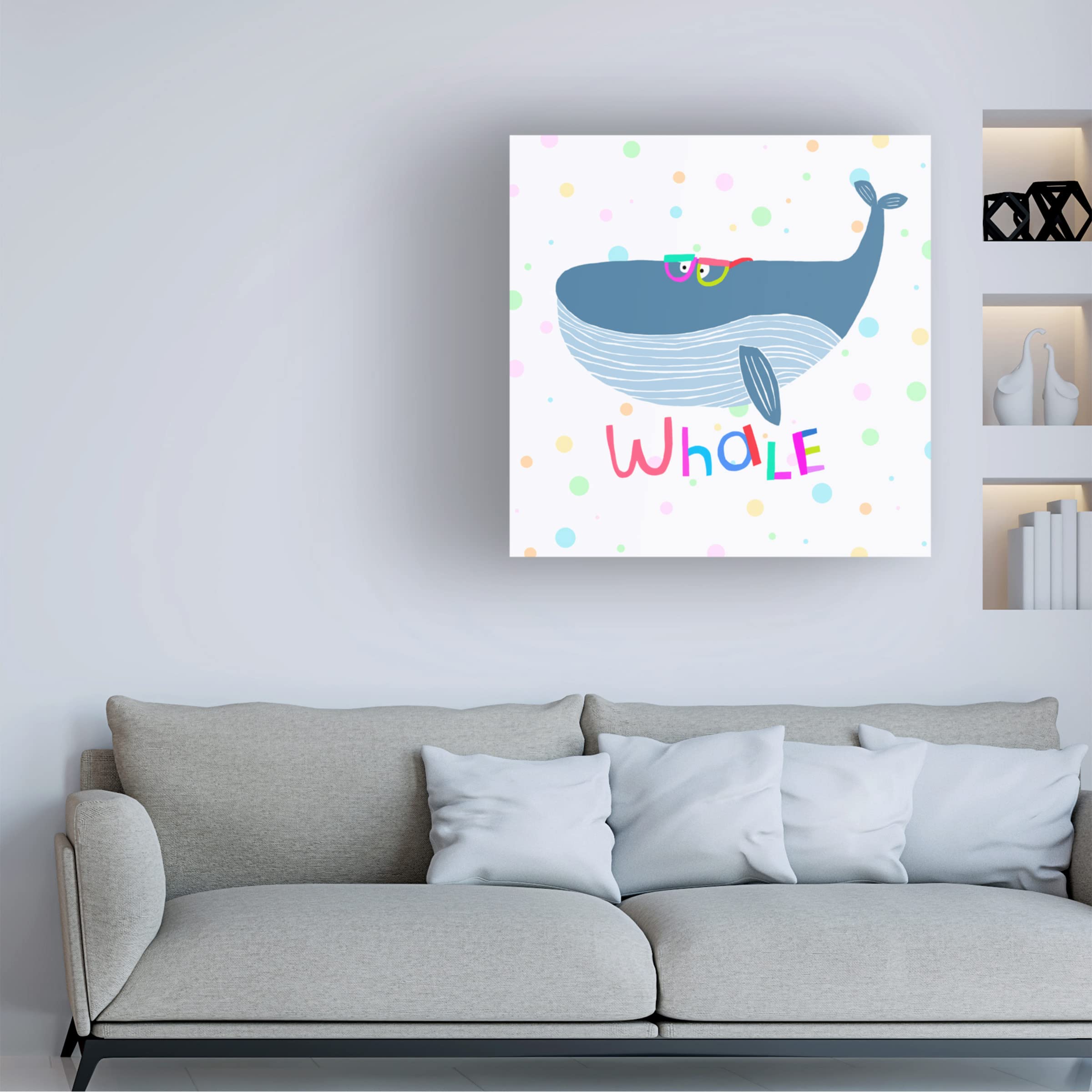 Trademark Fine Art 'Animal Spots III' by Carla Daly - Stunning Canvas Wall Art for Living Room, Bedroom & Office Decor