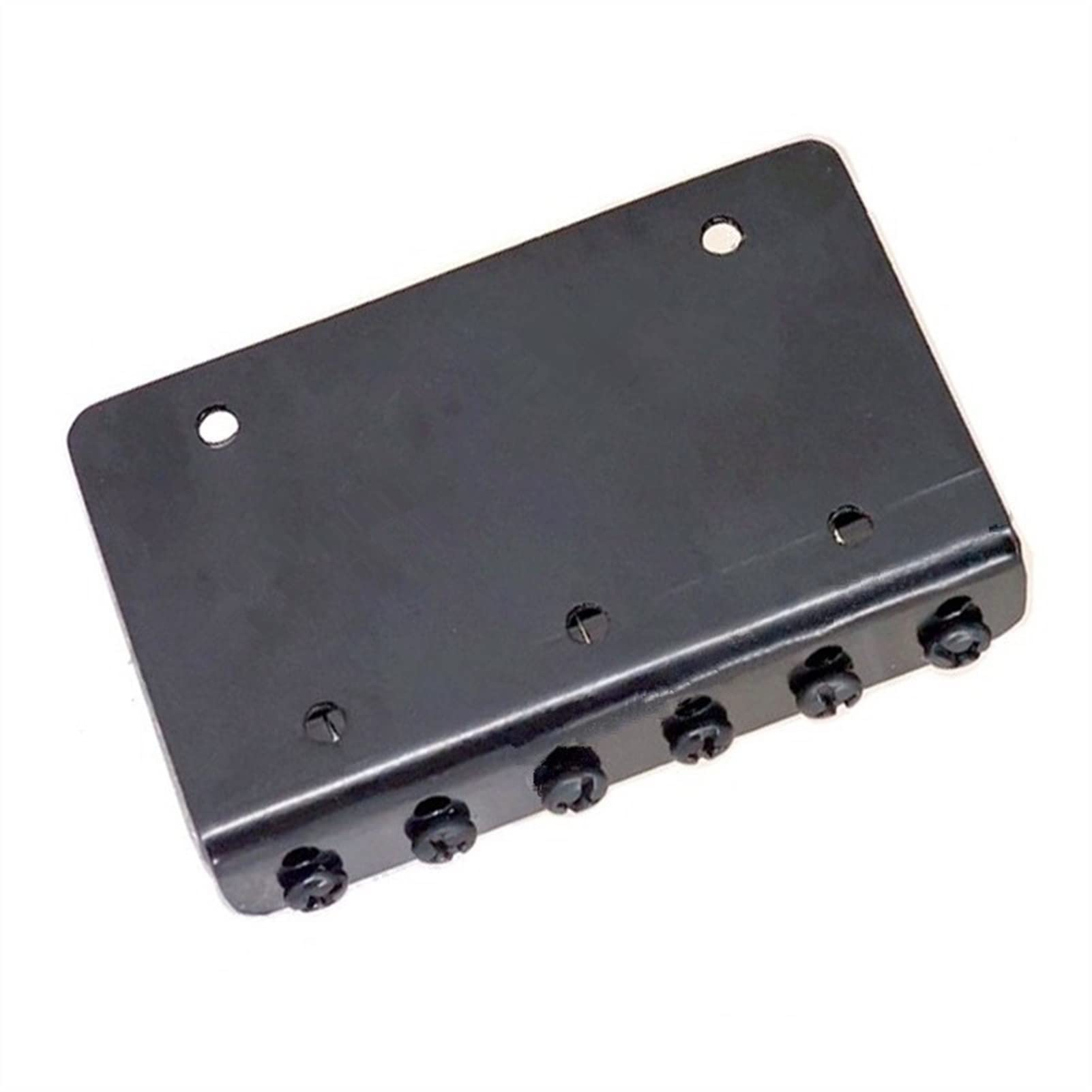 Black Electric Guitar 6-String Top Load Saddle Bridge Set - Replacement Bridge Parts for Guitar Repair & Upgrade | Perfect for Rock, Blues & Metal Performances