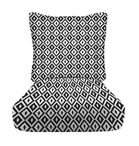 Black & White Aztec