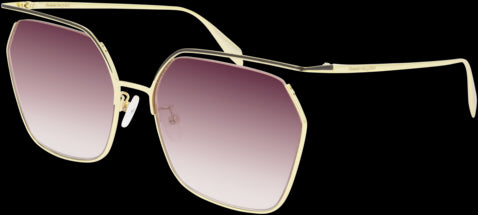 Alexander McQueen AM0254S Sunglasses - Luxury Designer Shades for Men & Women | Perfect for Outdoor Activities, Travel & Fashion Statements