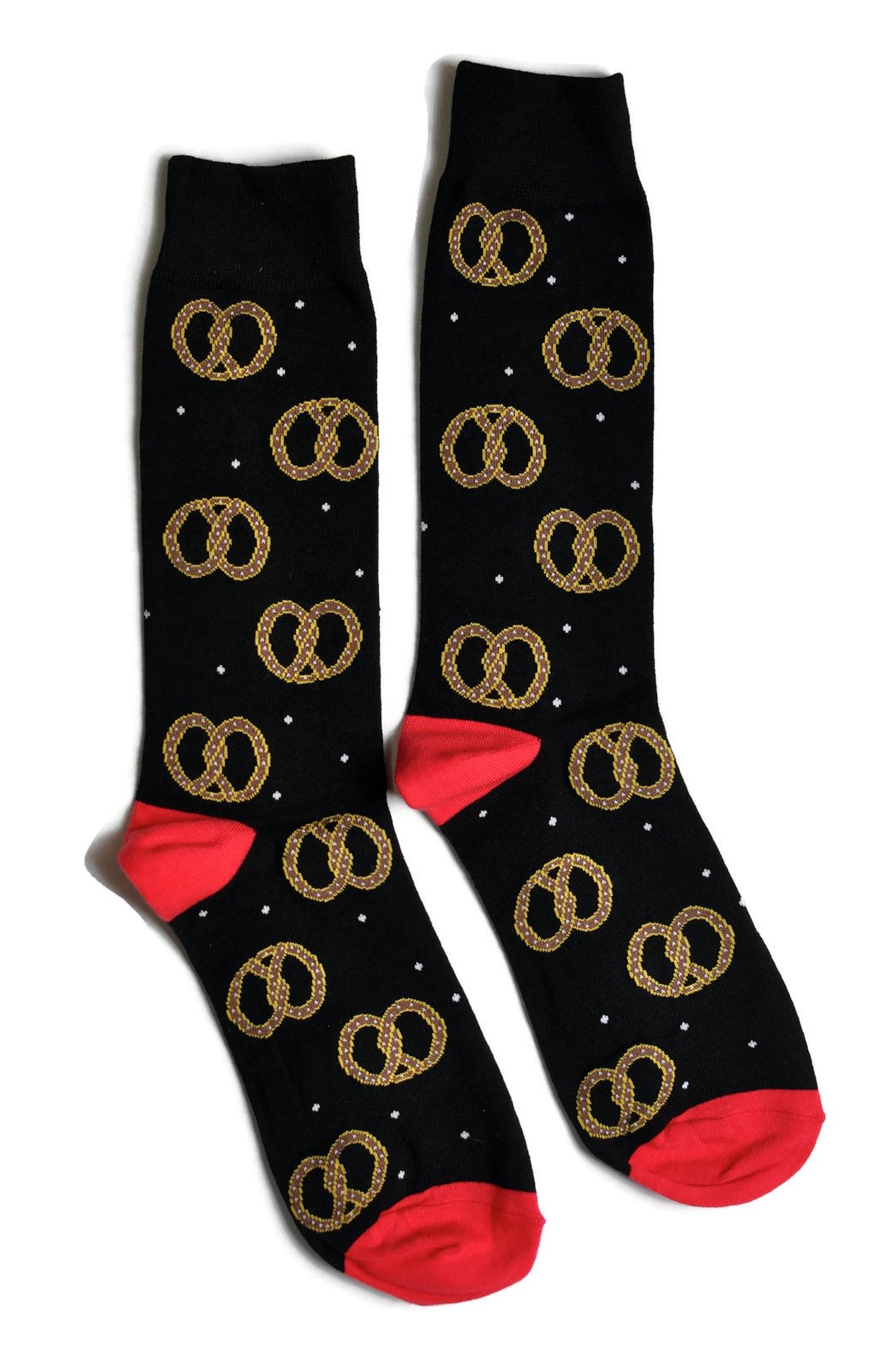 Fun Novelty Crew Socks for Men - 2 Pair Pack - Comfortable & Stylish Casual Socks for Everyday Wear, Gifts, and Themed Outfits