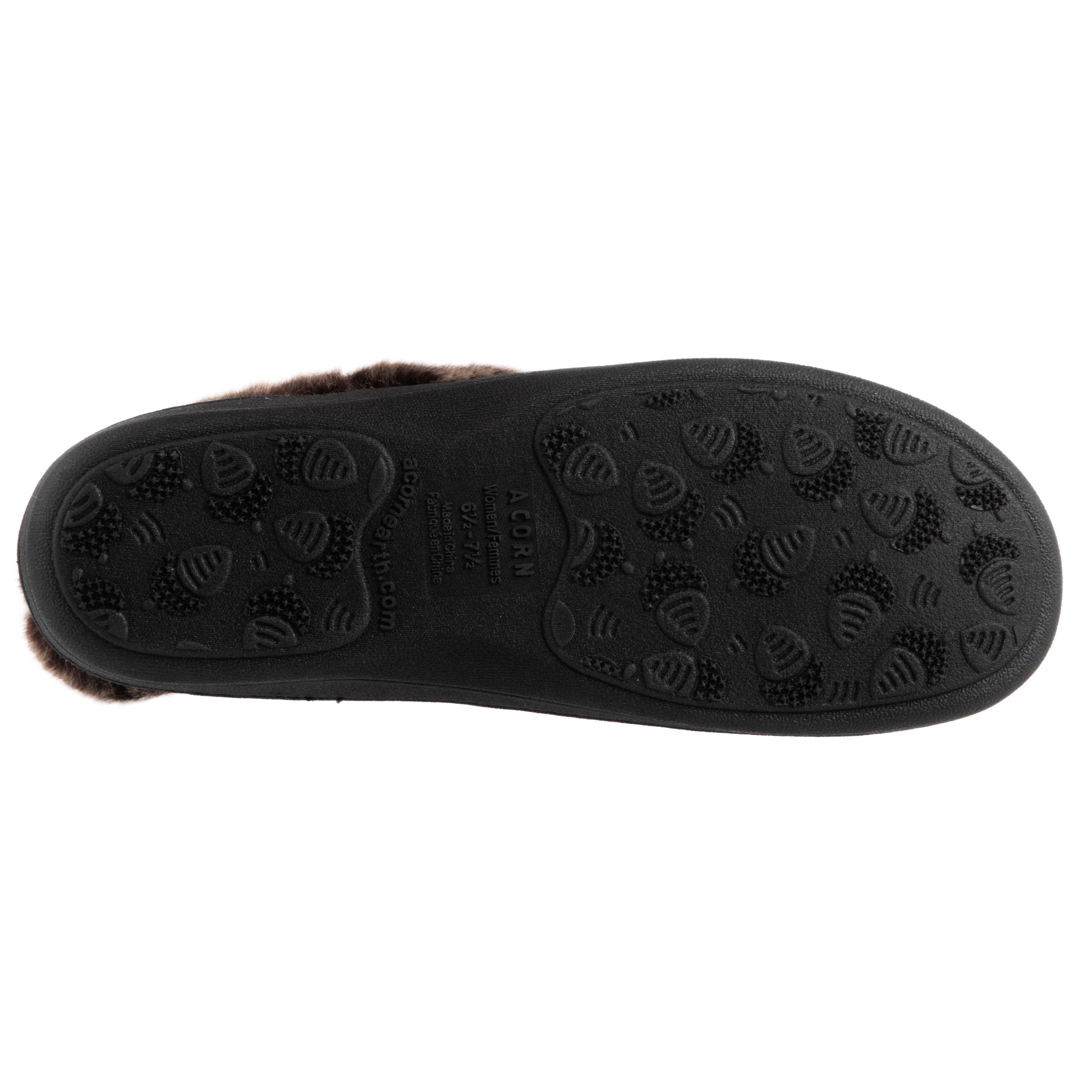 Women's Faux Fur Chinchilla Collar Slippers with Non-Slip Indoor/Outdoor Sole - Cozy House Shoes for Winter, Lounge, and Outdoor Errands
