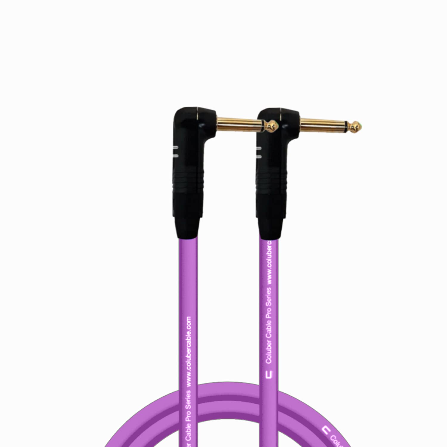 COLUBER CABLE 10ft Purple Right Angle 1/4