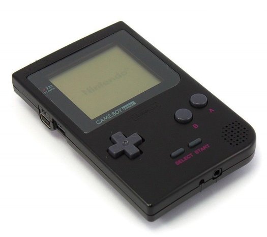 Original Game Boy Pocket Handheld Console - Black Retro Gaming Device for Kids & Adults | Perfect for Travel, Gifts & Nostalgic Gaming