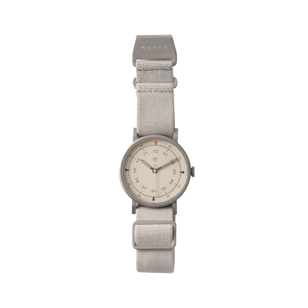 Maven 40mm Unisex Swiss Automatic Watch with Parachute Strap & Sapphire Crystal - Waterproof Luxury Timepiece for Men & Women - Perfect for Outdoor Adventures, Business Meetings & Daily Wear