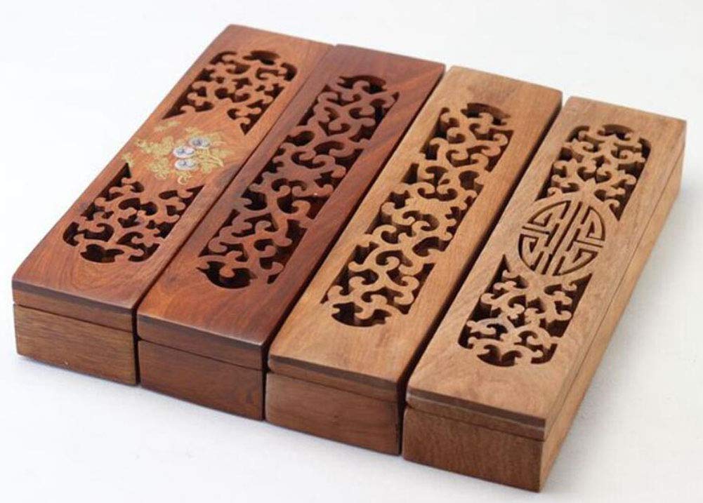 Xi Wooden Chopsticks Box - Flatware Storage Organizer for Utensils, Knives, Forks & Spoons - Perfect for Kitchen, Dining Table, and Restaurant Organization