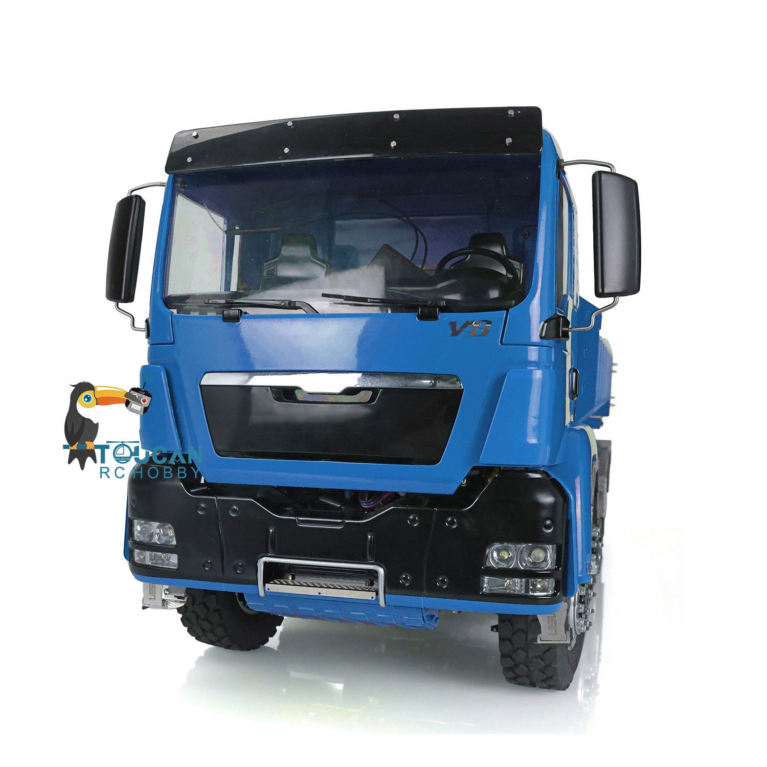 1/14 Scale LESU Hydraulic RC Dump Truck - 8x8 Metal Construction, Ready-to-Run (RTR) Remote Control Construction Vehicle for Kids & Adults - Perfect for Construction Site Play, Off-Road Adventures & RC Hobby Enthusiasts