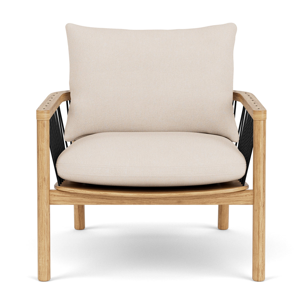 Enzo Fabric Armchair - Modern Upholstered Accent Chair for Living Room, Bedroom & Office - Comfortable Lounge Chair with Sturdy Wooden Legs - Perfect for Relaxing, Reading & Decorating