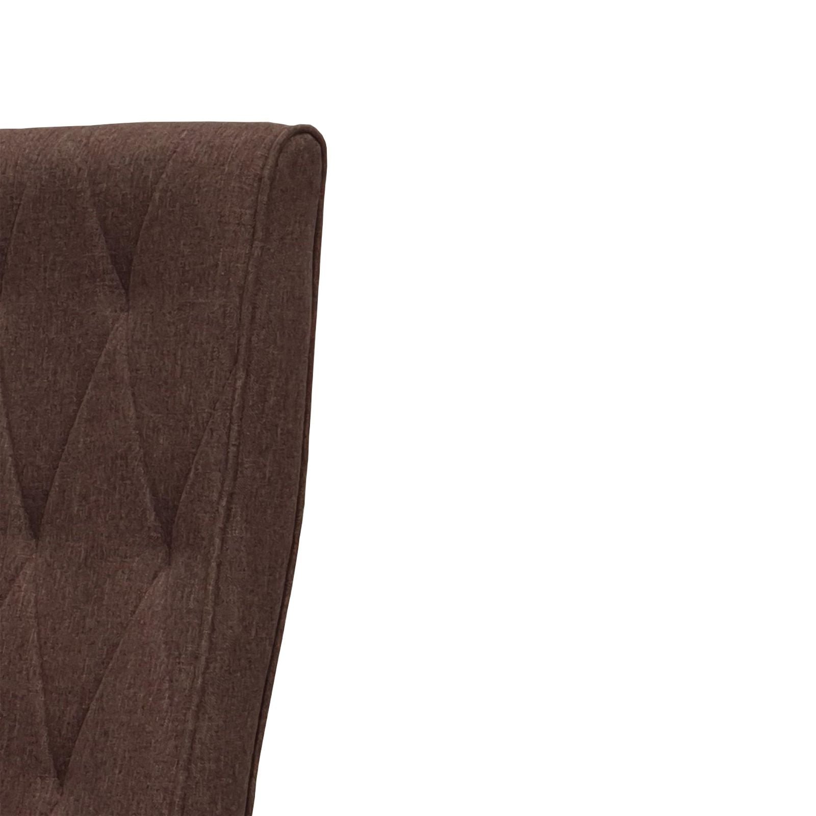 Arya Fabric Dining Chairs Set of 2 - Modern Upholstered Kitchen Chairs with Wooden Legs - Perfect for Dining Room, Kitchen, Breakfast Nook & Small Spaces