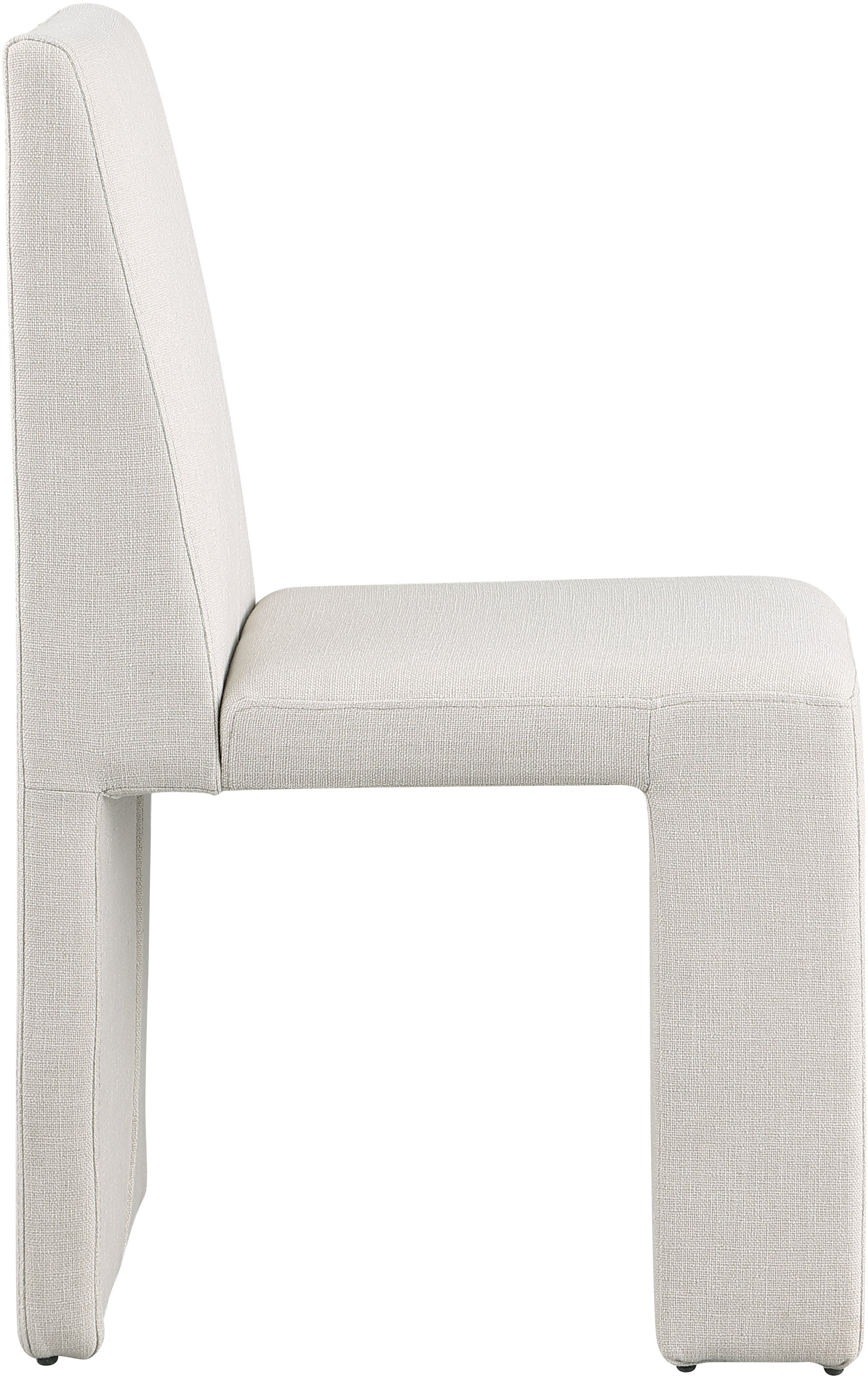 Benson Linen Textured Fabric Dining Chair - Modern Farmhouse Style Upholstered Seat for Kitchen, Dining Room & Home Decor | Comfortable & Durable