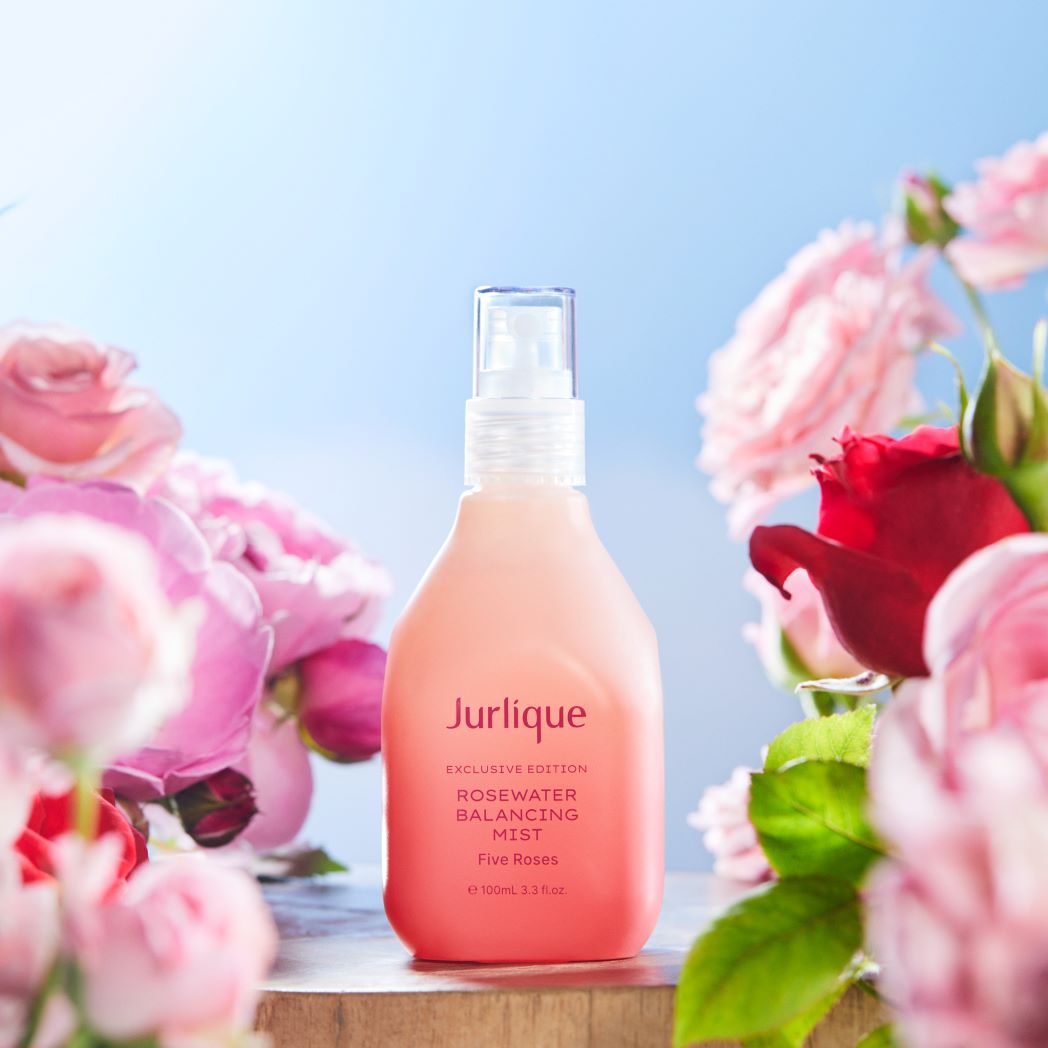 Exclusive Edition Five Roses Rosewater Balancing Mist - Hydrating Facial Spray for Dry & Sensitive Skin | Perfect for Makeup Setting & Skin Refreshment