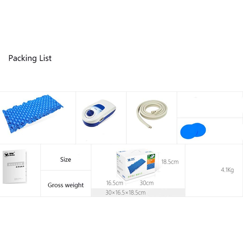Medical Air Pressure Massage Mattress for Hemorrhoids & Bed Sores Relief - Anti-Decubitus Air Cushion for Elderly & Paralyzed Patients Home Care (Ideal for Pressure Ulcer Prevention & Comfortable Sleep)