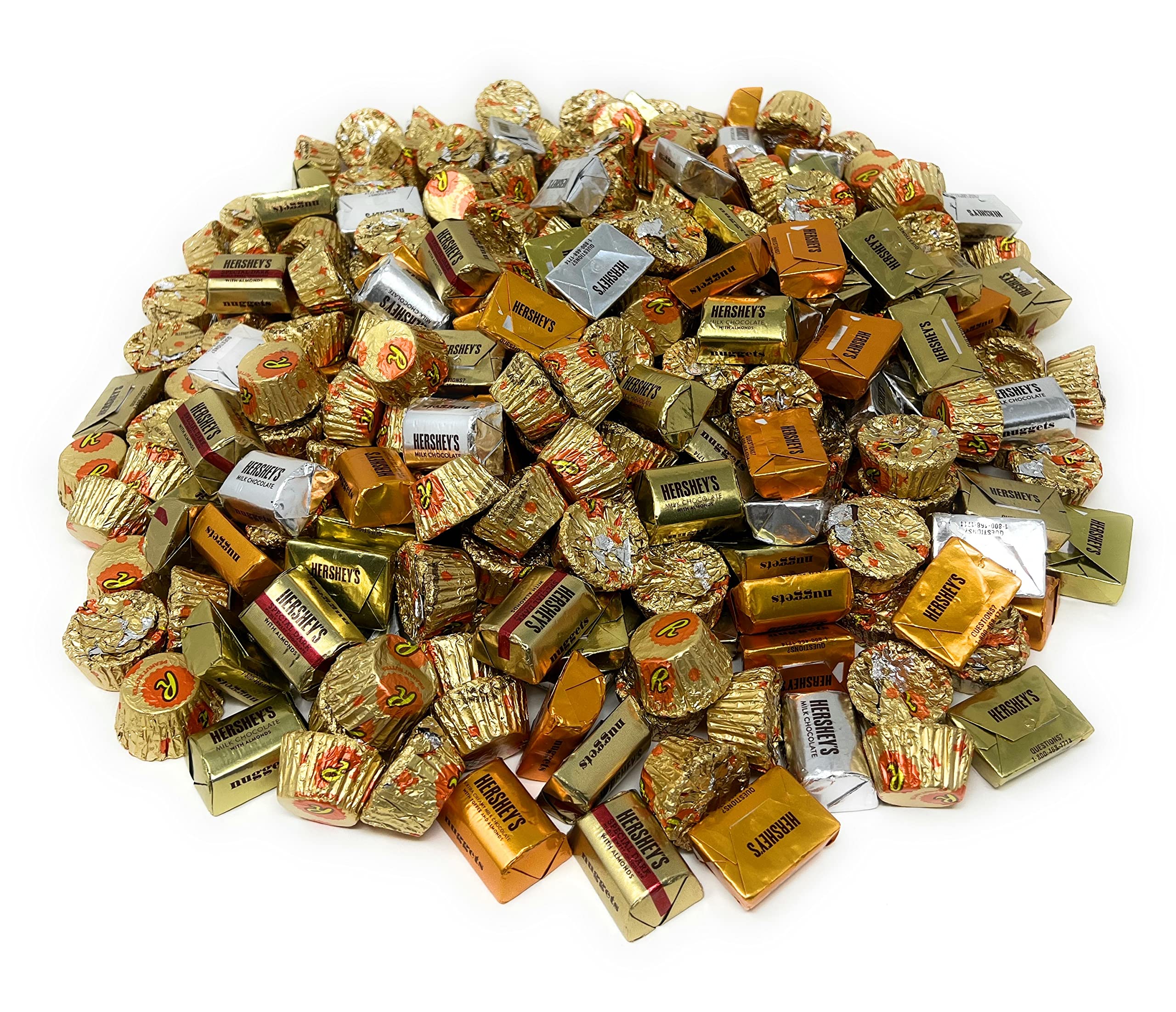Hershey's Mini Peanut Butter Cups Chocolate 7 Lbs Bulk Candy - Party & Office Snacks