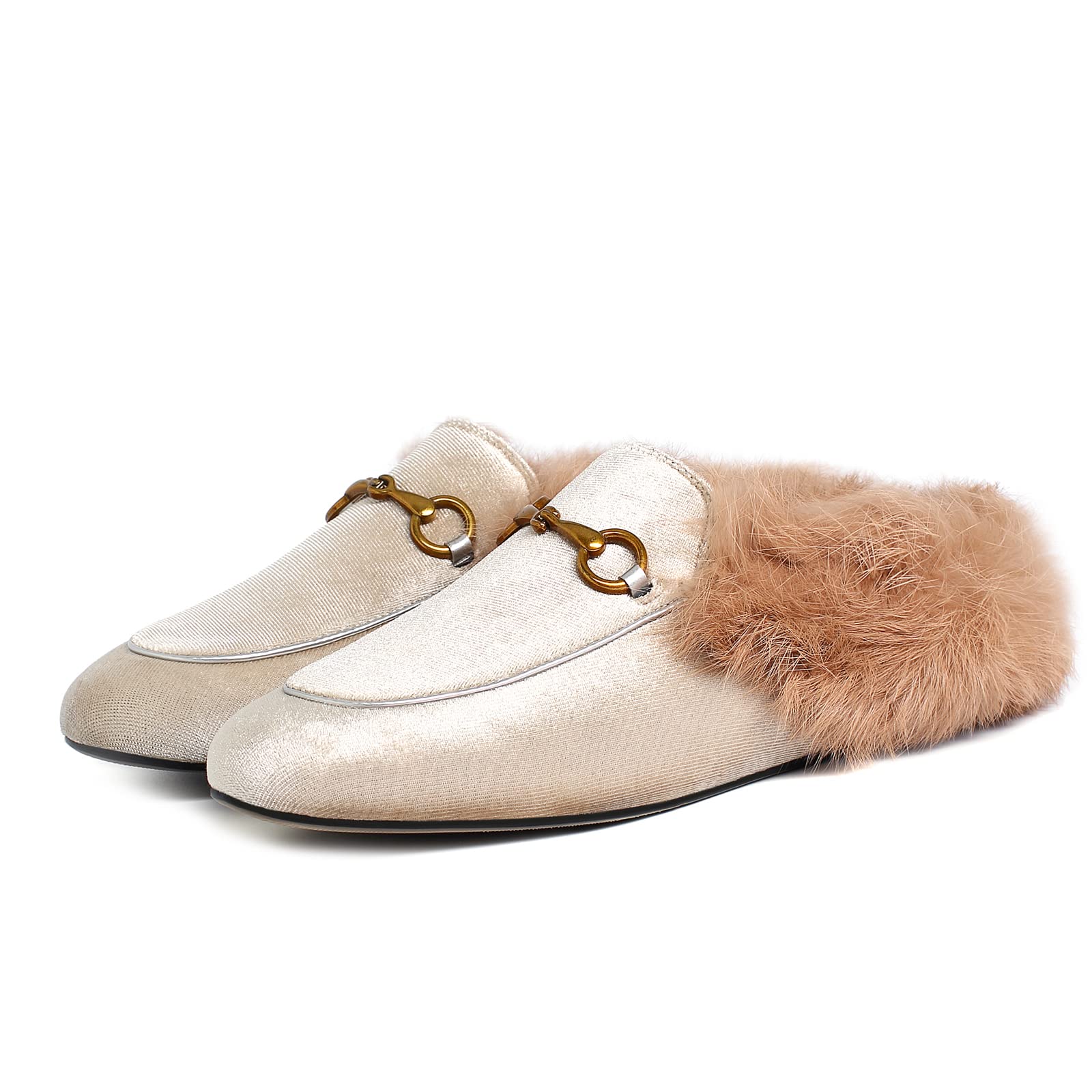 Vertundy Women's Low Heel Leather Mules - Slip On Backless Sandals for Ladies & Girls | Comfortable Work Slides for Office, Casual & Summer Wear