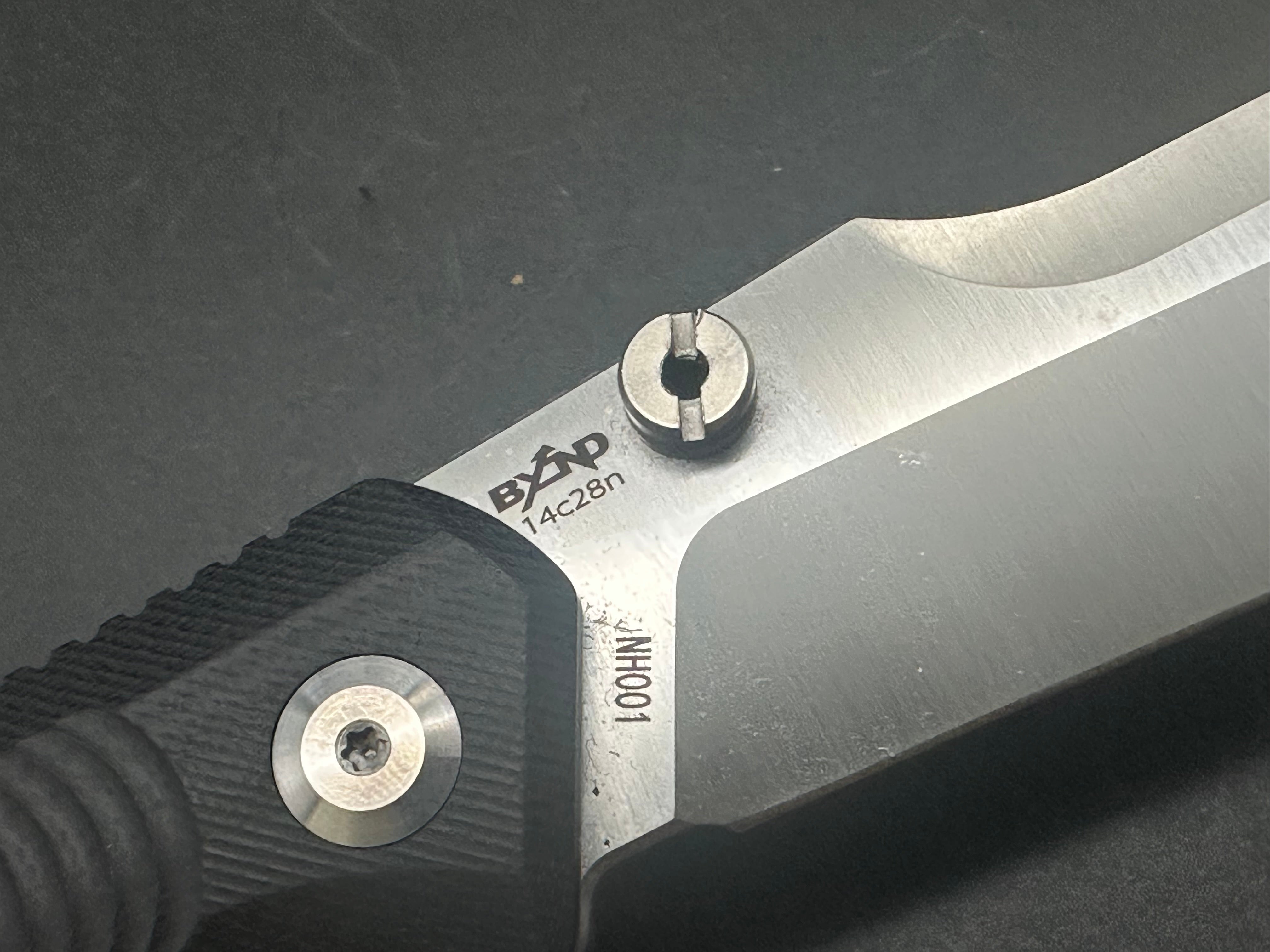 B’yond EDC Night Horse Black G10 Pocket Knife - Everyday Carry Tactical Folding Knife for Camping, Hiking, and Outdoor Adventures
