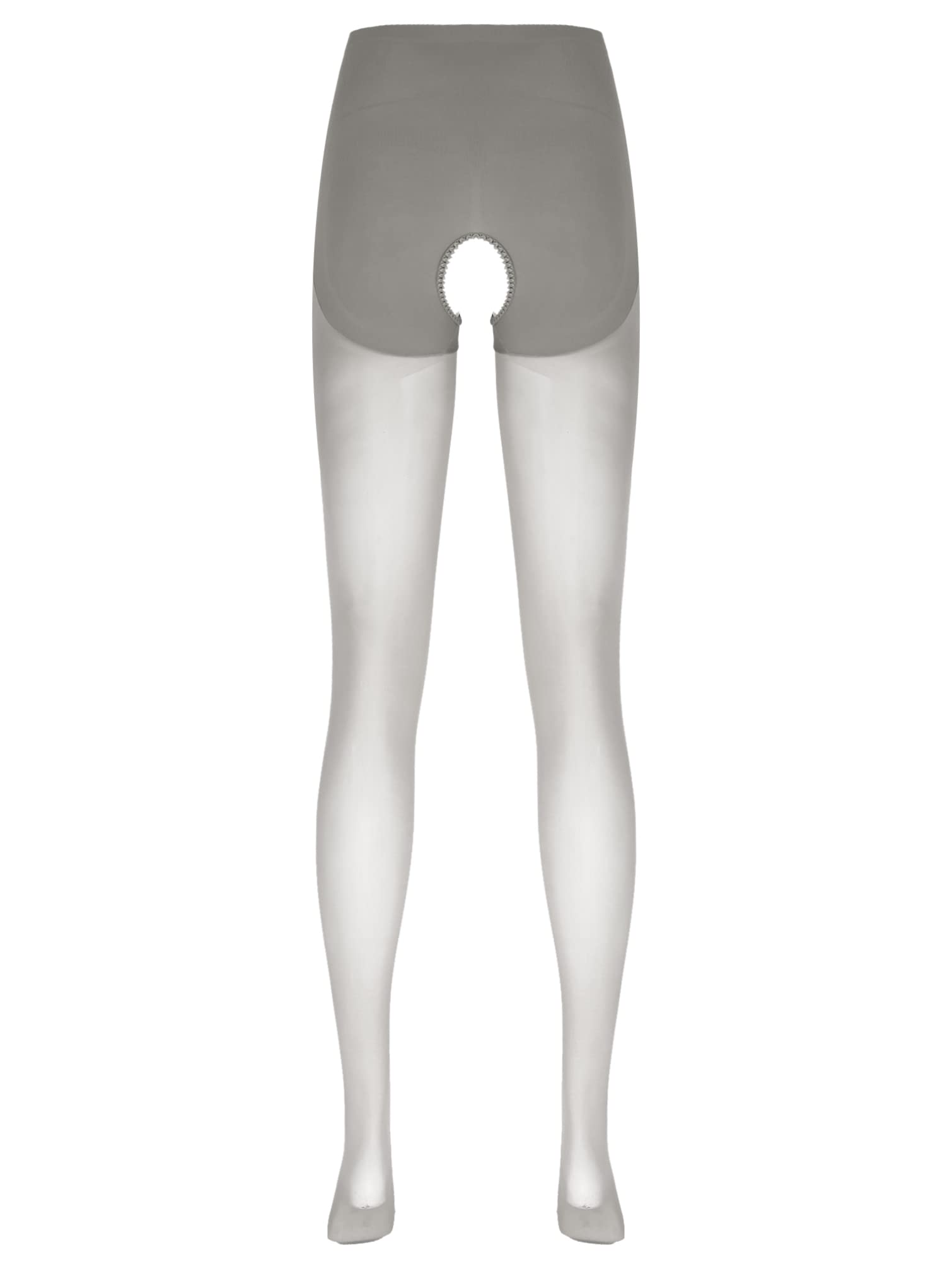 Linjinx Women's Sheer Pantyhose Tights - Mesh Stockings with Crotch Opening, Stretchy See-Through Leggings for Everyday Wear, Office & Special Occasions