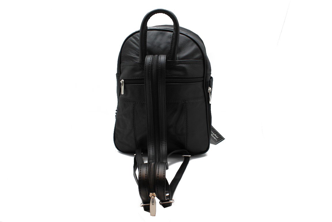 Premium Genuine Leather Backpack for Women - Stylish Tan Laptop Bookbag with Multiple Pockets & Adjustable Straps | Perfect for Work, Travel & College