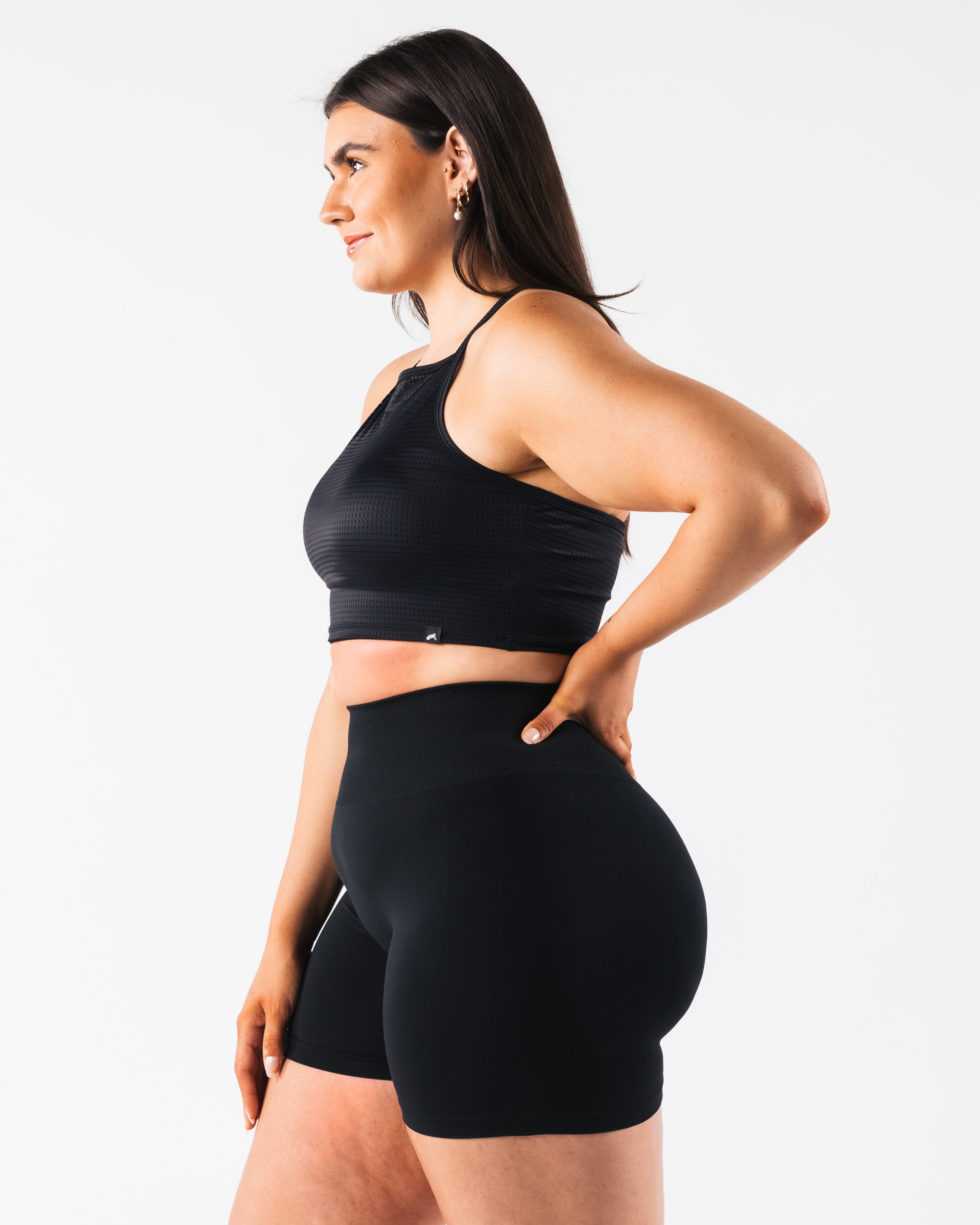 Stylish Margo Mesh Tank Top in Black - Perfect for Casual Wear, Layering & Summer Outfits