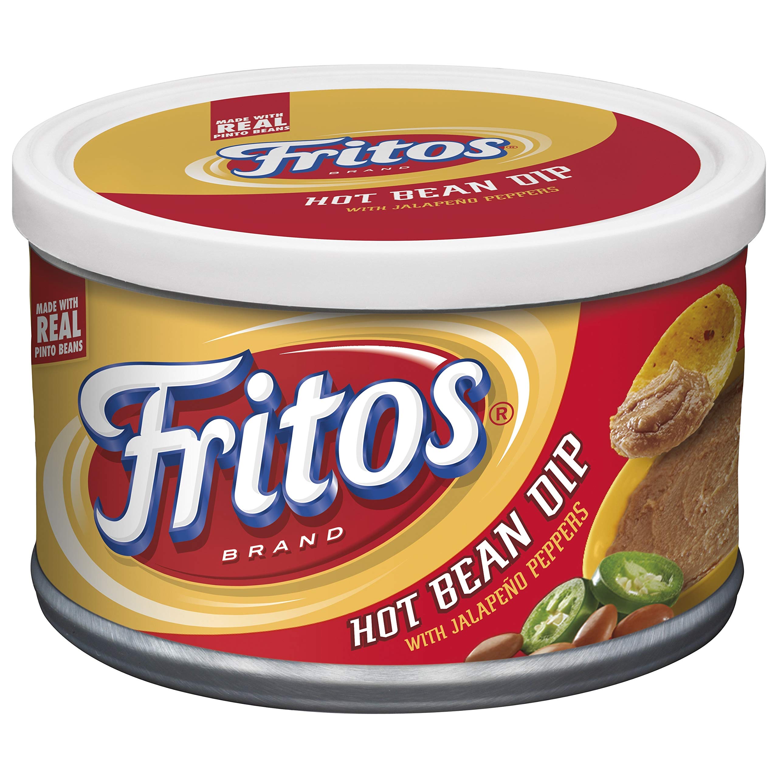 Fritos Hot Bean Dip, 9 Ounce - Spicy Mexican Style Bean Dip for Chips, Nachos & Tacos - Perfect for Parties, Game Nights & Snacking