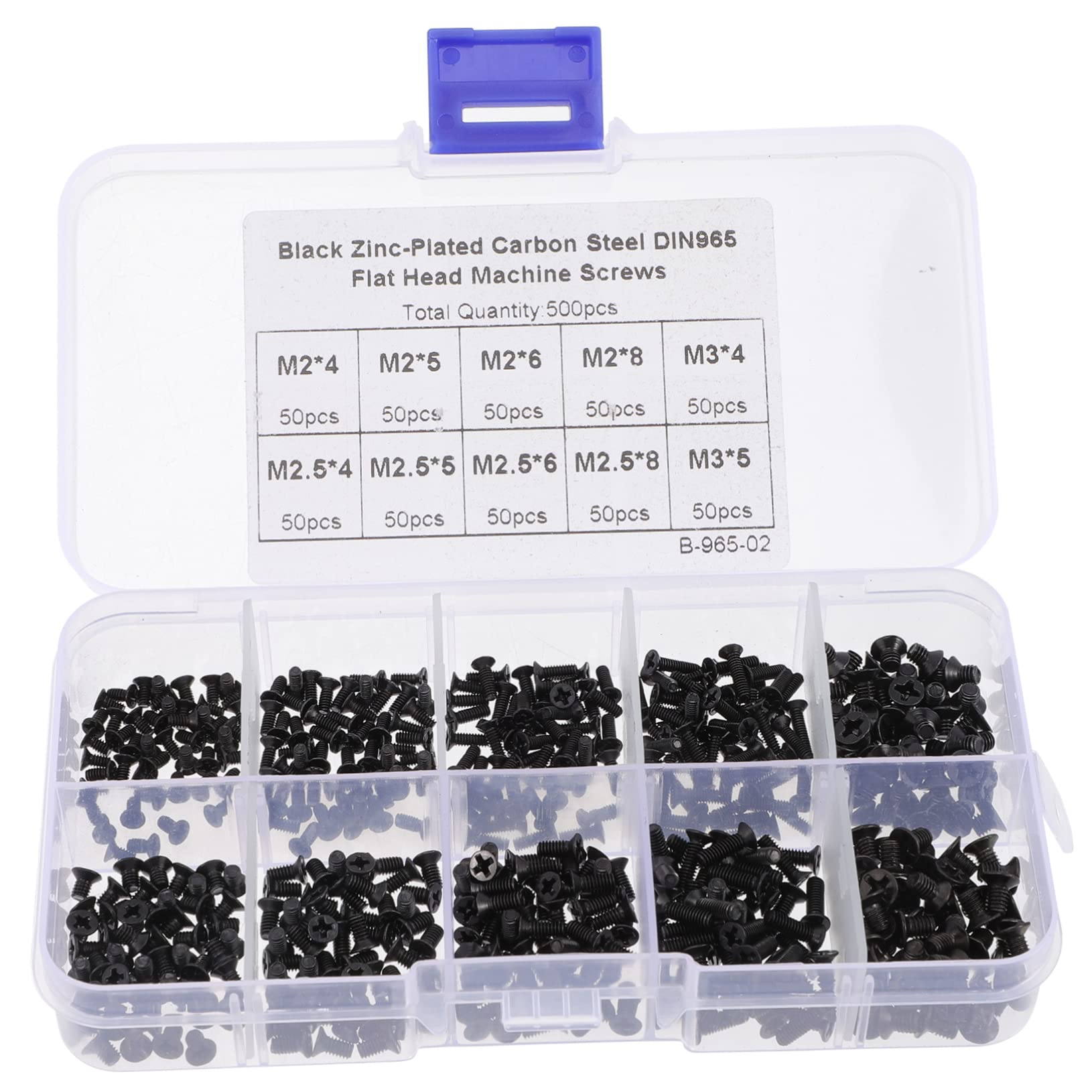 iplusmile 5 Sets Computer Repair Screws Kit - Flat Head Self-Tapping Screws, Bolts & Accessories for Laptop, Notebook, and PC Maintenance - Carbon Steel Grade 4.8 - Ideal for DIY Tech Repairs and Upgrades