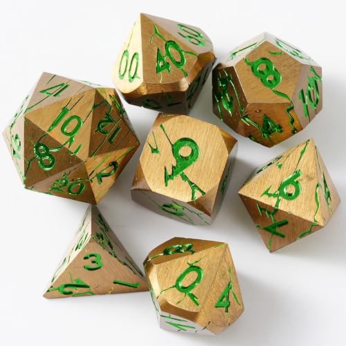 Gold and Green Cracks