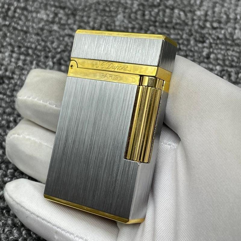Premium Soft Flame Cigar Lighter - Adjustable Butane Refillable Metal Lighter with Classic Flip Top & Dial Ignition Wheel - Perfect Men's Birthday Gift for Cigar Enthusiasts (No Fuel Included) - Ideal for Cigar Lounges, Outdoor Smoking & Special Occasions