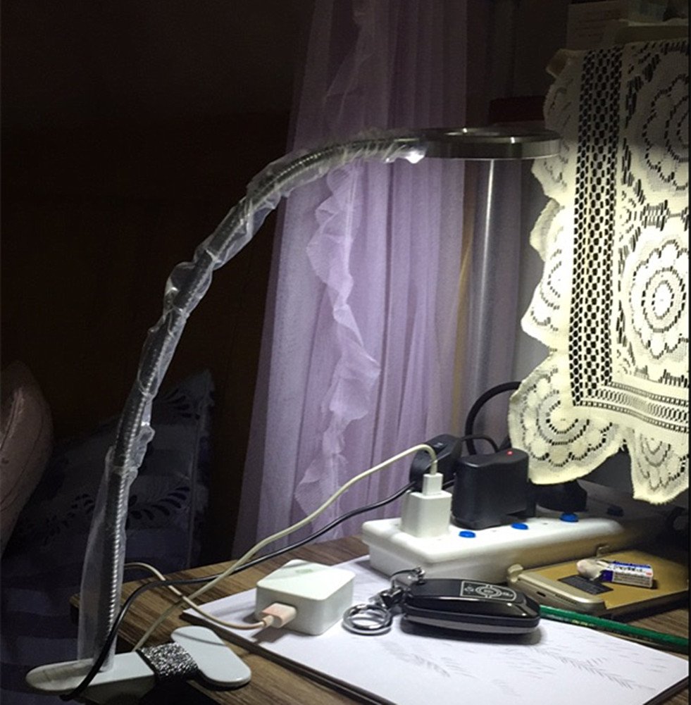 Moyidhi Rechargeable USB LED Clip on Desk Lamp - Portable Reading Light for Office, Home, School, Makeup & Night Study | Perfect for Working, Studying, and Beauty Routines