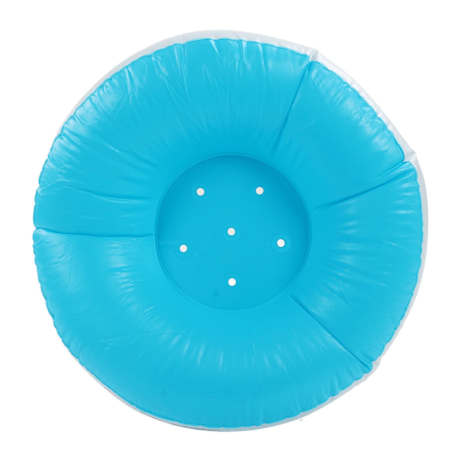 Inflatable Baby Chair with Air Pump - PVC Infant Inflatable Sofa for Learning & Bath Time | Portable Blow Up Baby Seat for Home, Travel & Outdoor Use