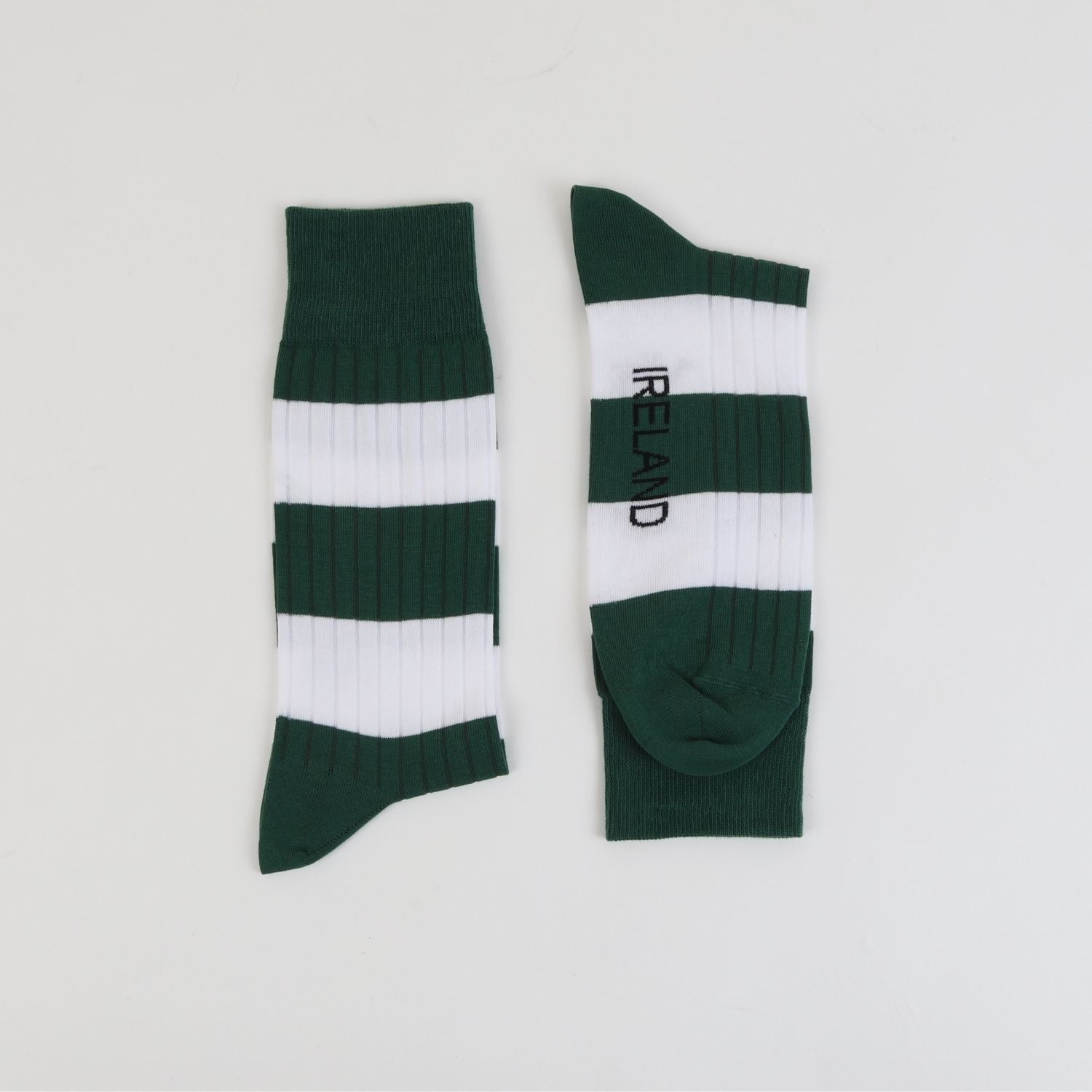 Men's Ireland Striped Cotton Socks - Soft & Breathable Casual Socks for Everyday Wear, Sports & Travel