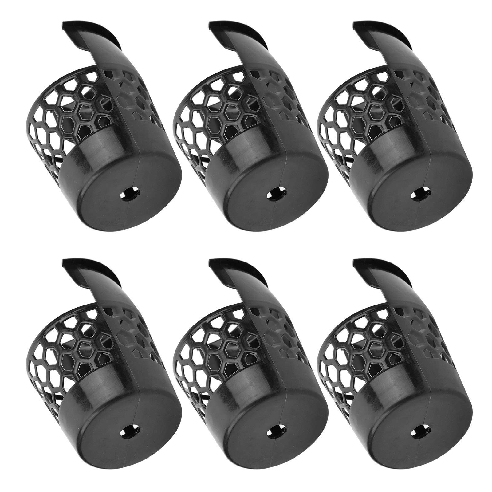 6-Piece Durable Plastic Billiard Ball Storage Basket Set - Portable Pool Table Web Baskets for Snooker & Billiards Accessories - Perfect for Home Game Rooms & Bars