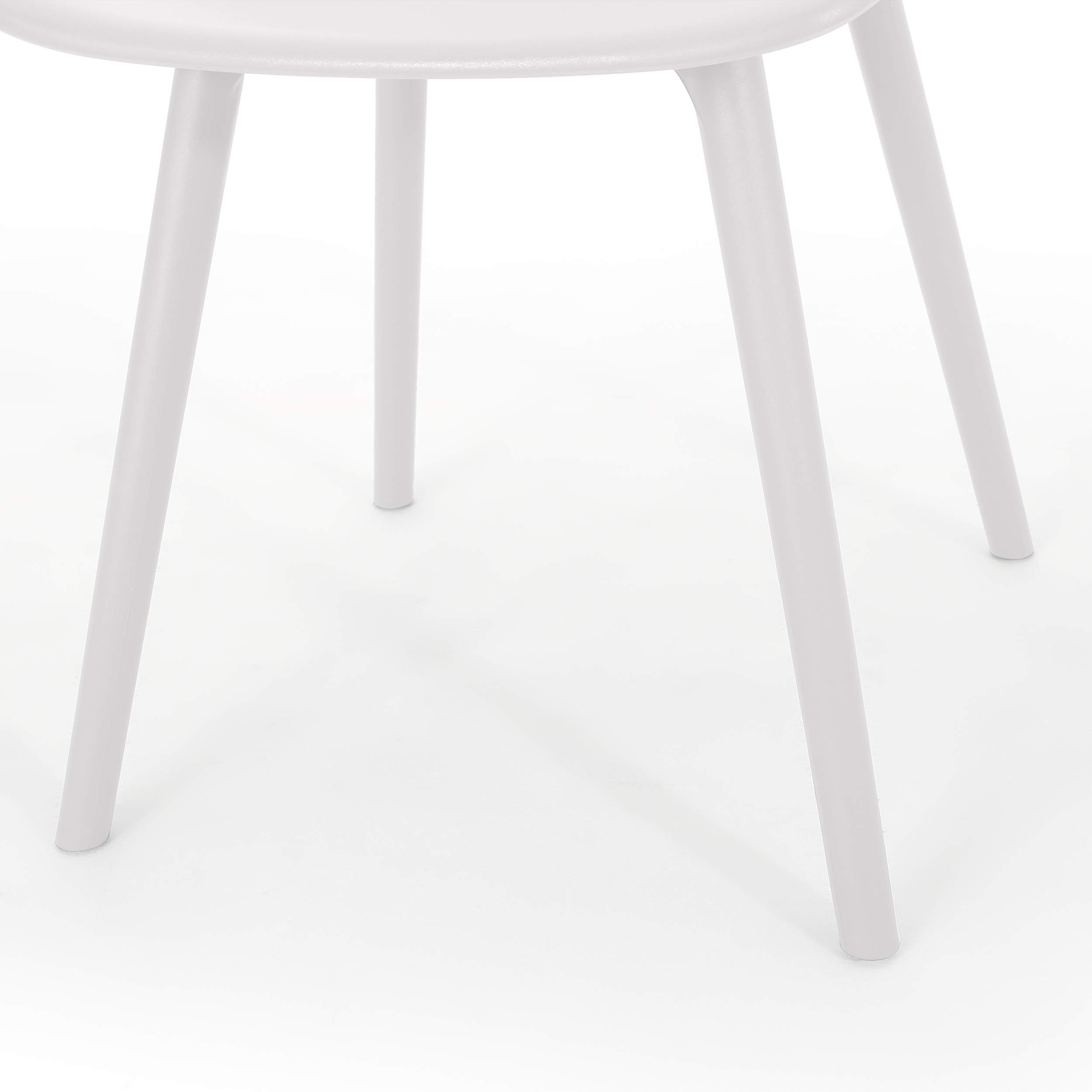 Christopher Knight Home Delora Outdoor Dining Chairs (Set of 2) - White Patio Furniture for Garden, Poolside & Backyard Dining