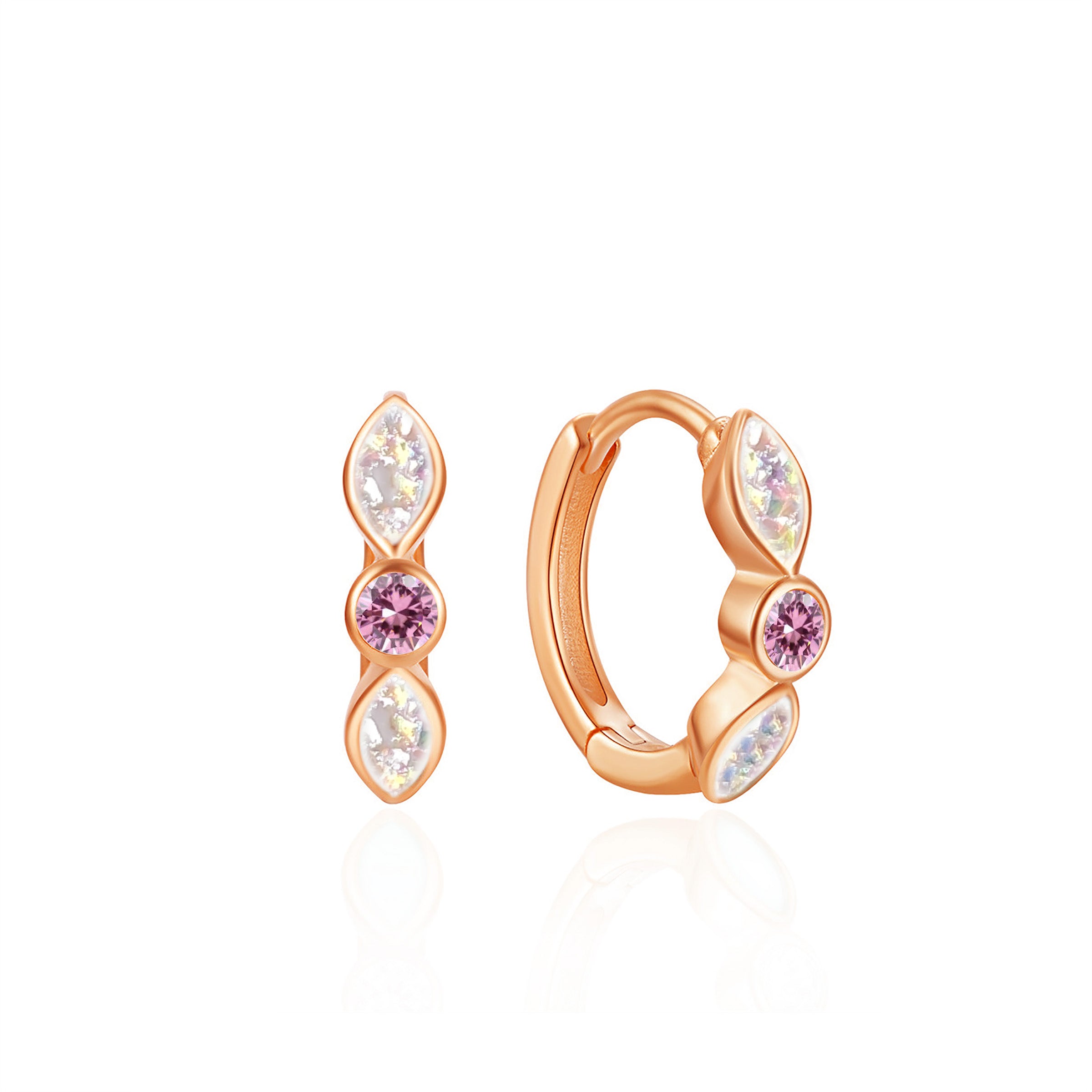 Graceful Petal Ashes Earrings - Elegant Memorial Jewelry for Loved Ones | Perfect for Remembrance Ceremonies & Special Occasions