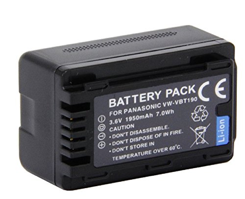 Original Micro USB Charger & Replacement Battery for Panasonic HC-VXF990 HC-VXF990EB-K HC-VXF990EG-K HD Camcorder - Perfect for Travel Vlogging & Professional Video Recording