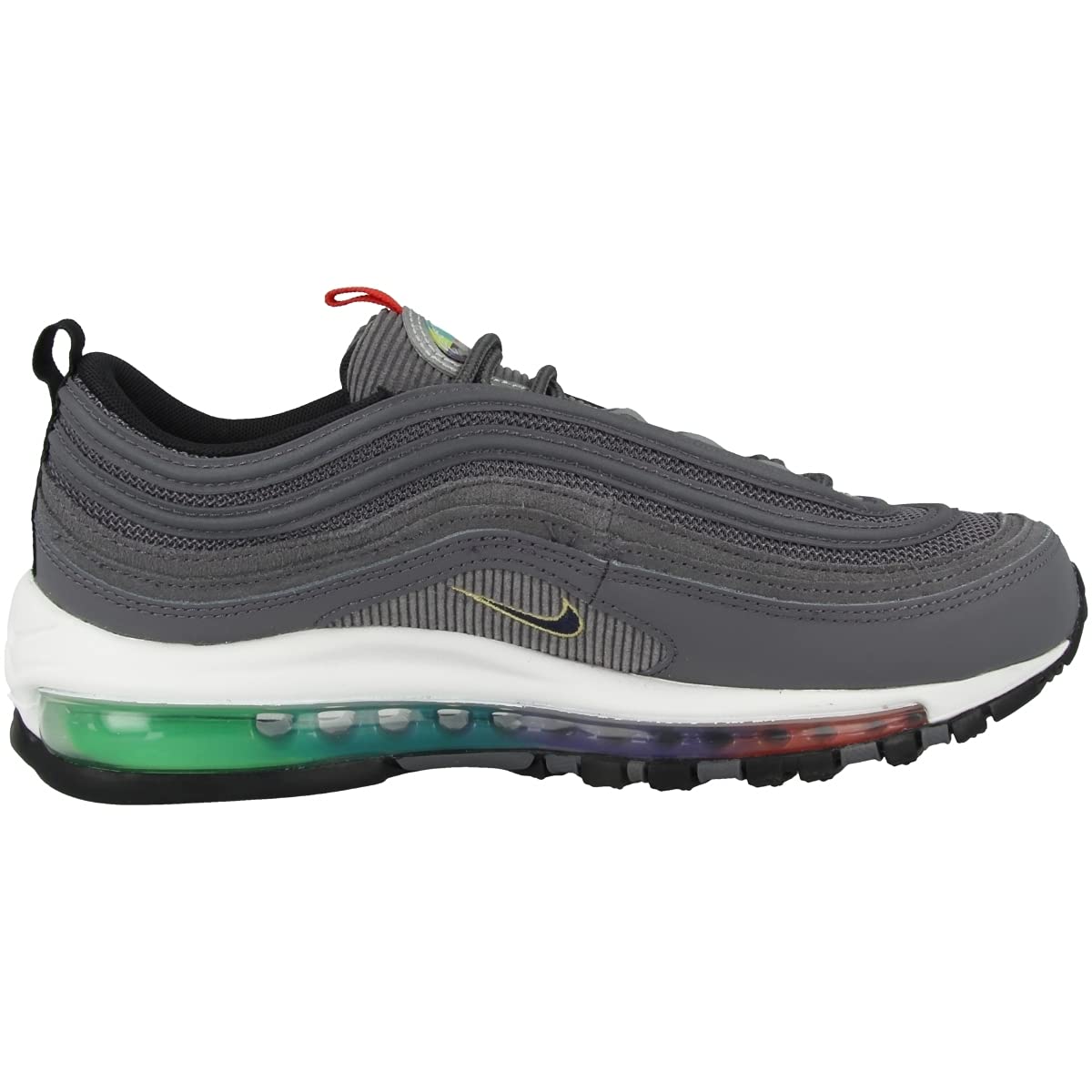 Nike Air Max 97 Men's Running Shoes - Black, Size 5 US | Comfortable Cushioned Sneakers for Jogging, Gym Workouts & Casual Wear