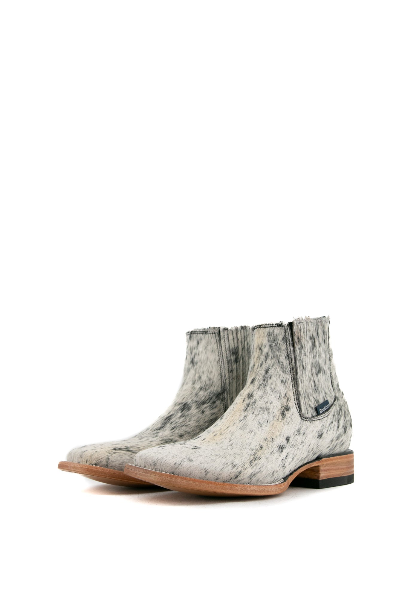 Women's Cowhide Square Toe Ankle Boots - Size 5 Comfortable Leather Booties for Women | Perfect for Fall, Winter & Casual Outfits
