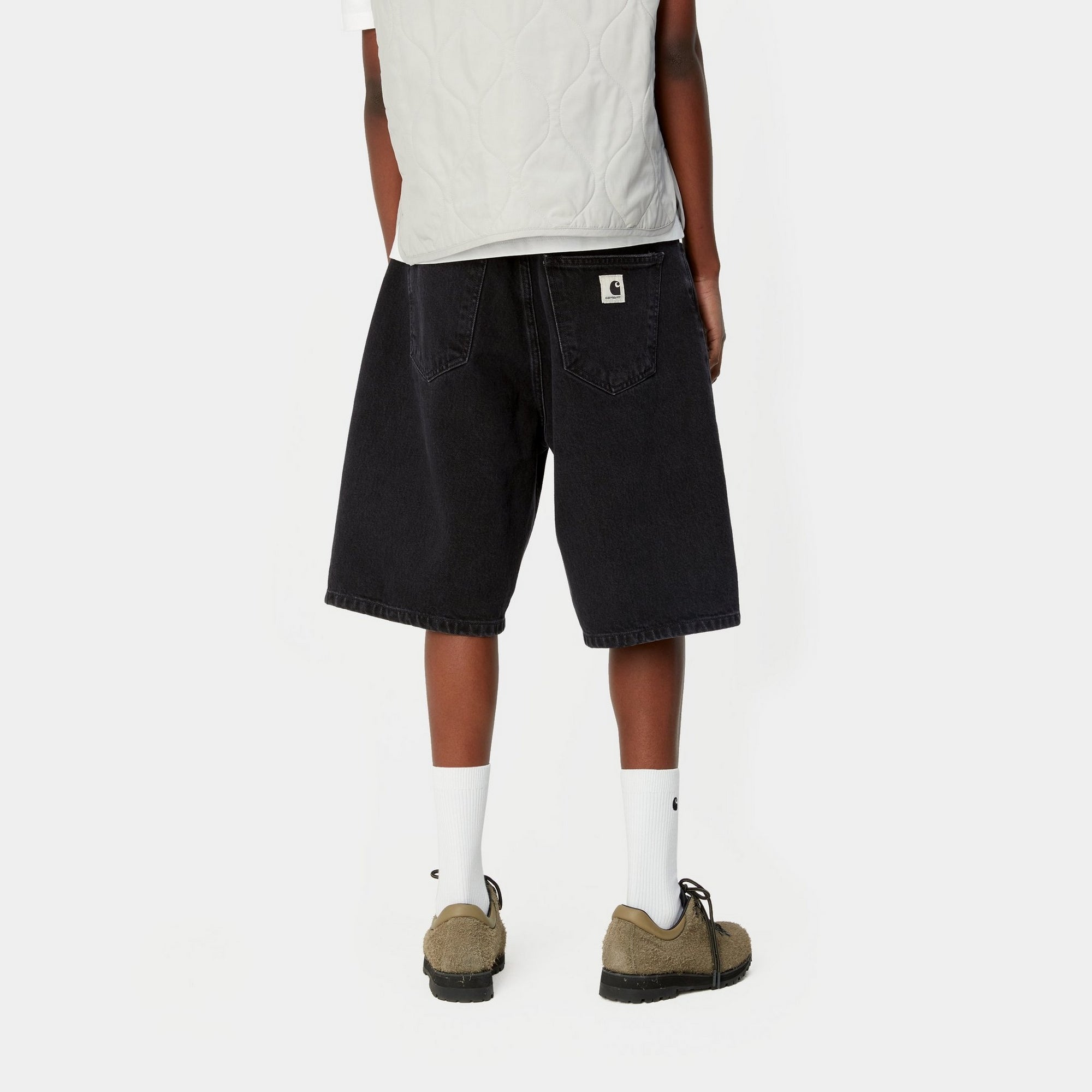 Women's Brandon Short - Black Stone Washed Denim Shorts for Casual Wear & Summer Outfits | Perfect for Beach, Travel & Everyday Comfort