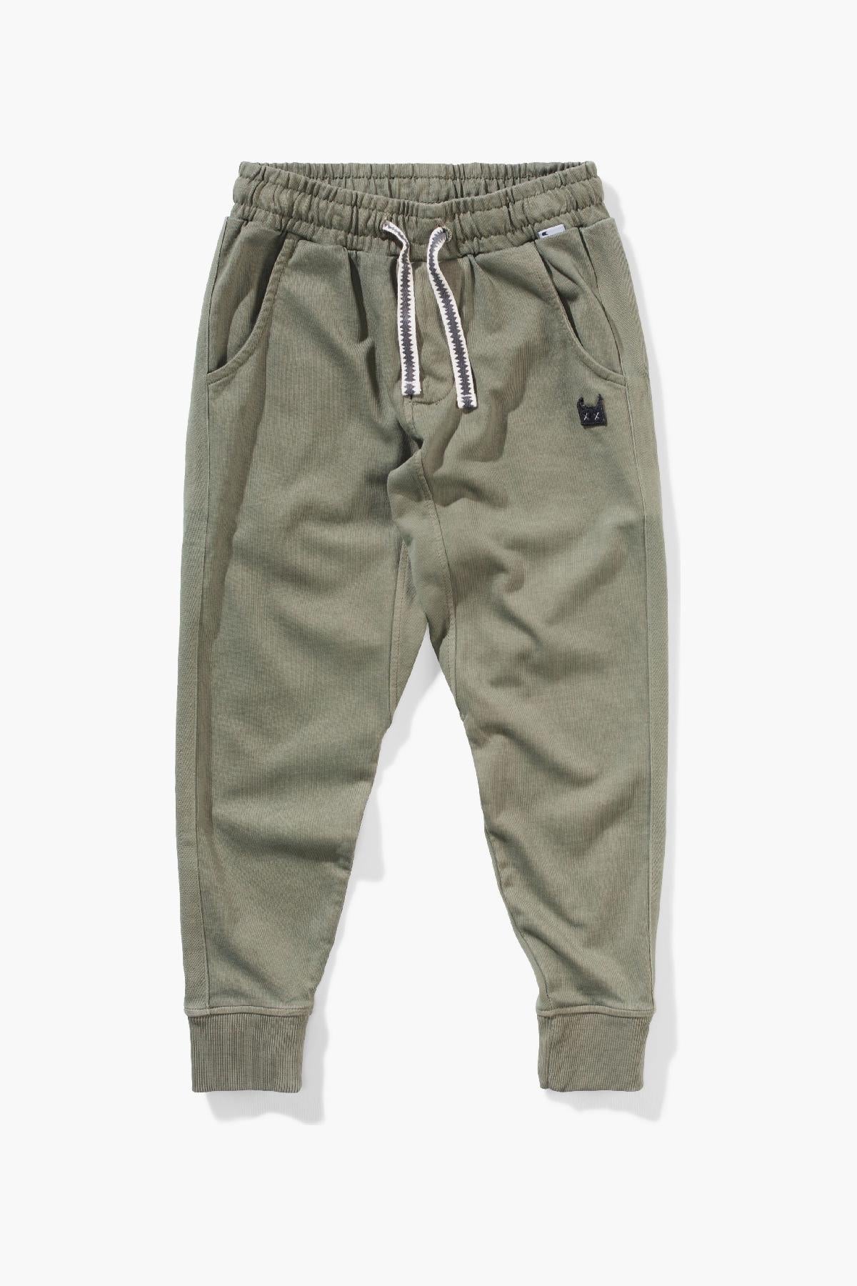 Boys' Pants - Munster Kids Pipepos Casual Pants in Wash Olivine (Size 2) - Comfortable Playwear for School & Outdoor Activities