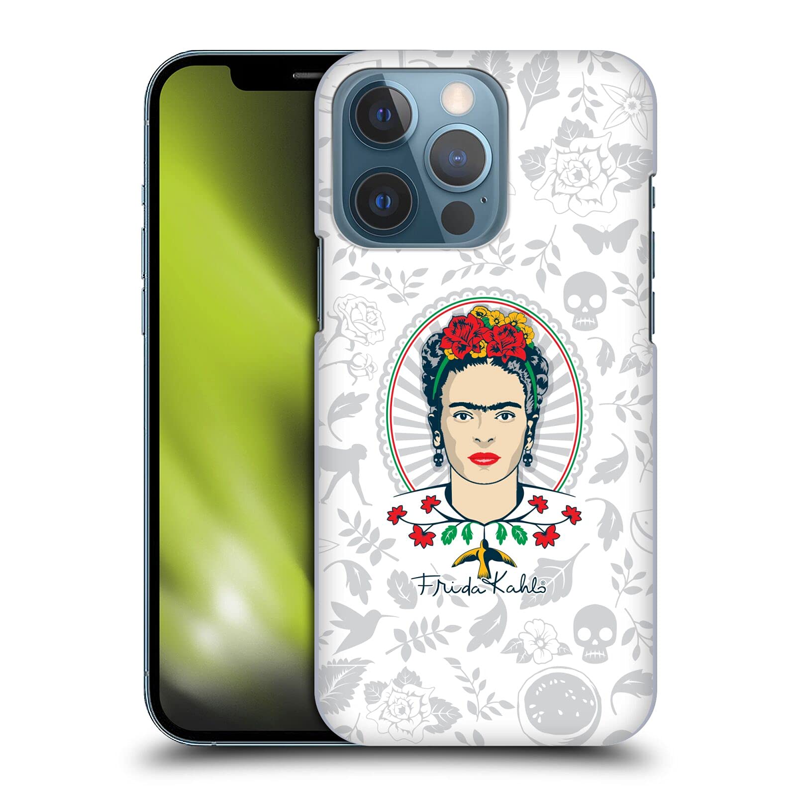 Officially Licensed Frida Kahlo iPhone 13 Pro Case - Artistic Hard Back Cover for Apple iPhone 13 Pro - Perfect for Art Lovers & Unique Style Protection