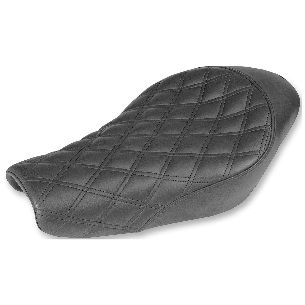 Saddlemen Renegade LS Solo Seat for Harley Davidson XL883N (2009-2019) - Black, 3.3 Gallon Tank - Comfortable Motorcycle Seat for Long Rides & Cruising
