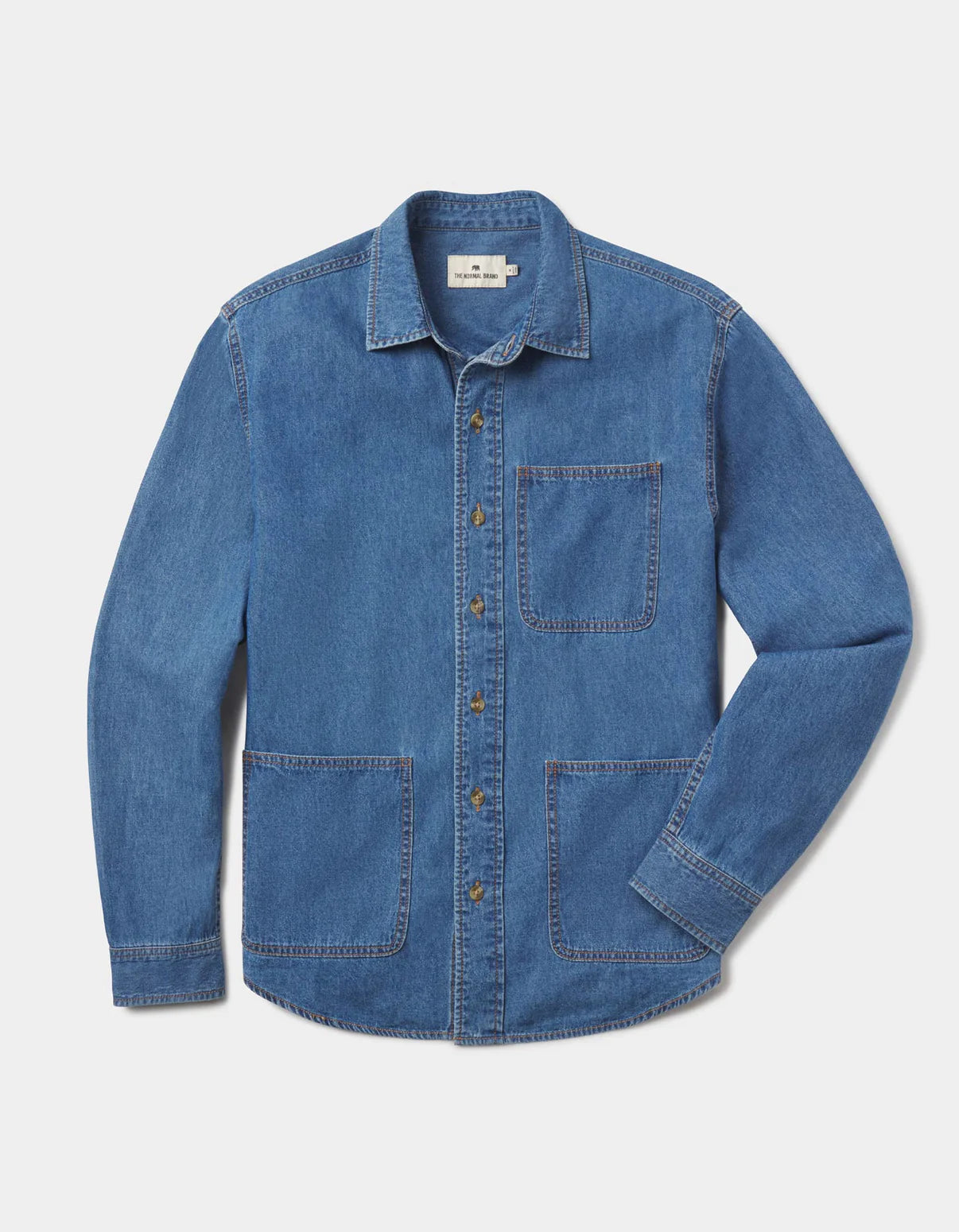 Lightweight Denim Overshirt for Men & Women - Comfortable Casual Jacket for Spring & Fall - Perfect for Layering, Outdoor Activities, and Everyday Wear