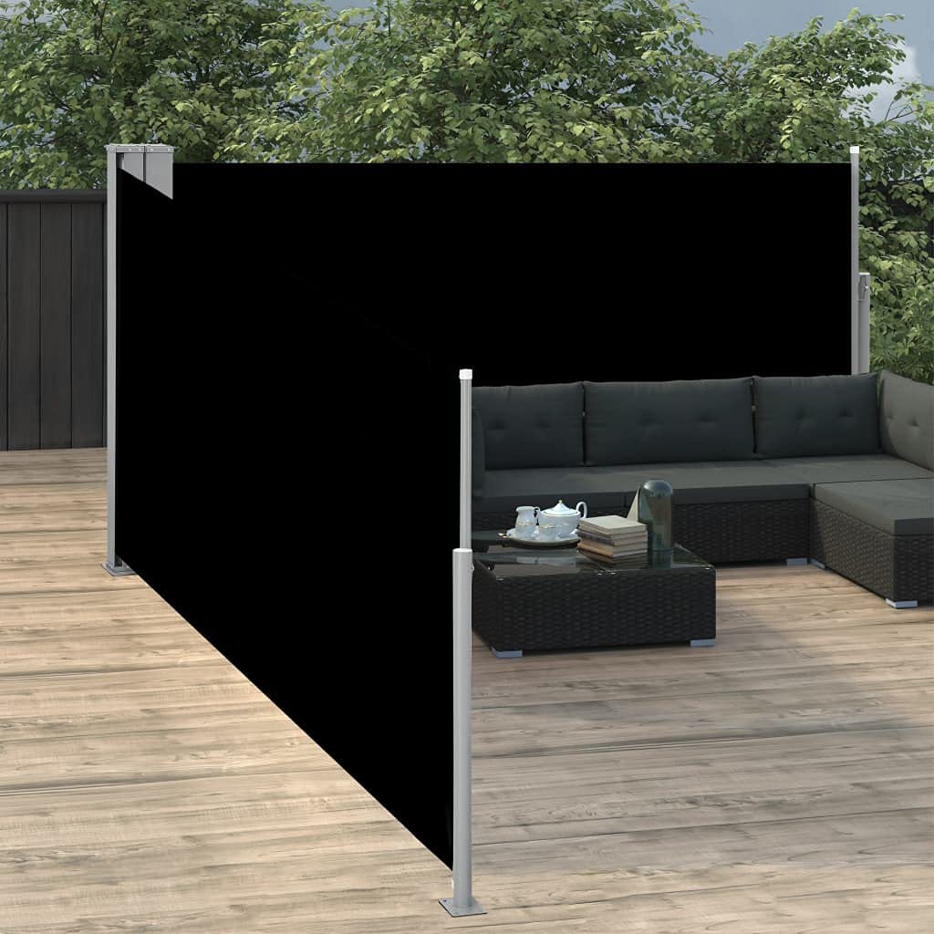 Retractable Side Canopy Privacy Screen - 39.4