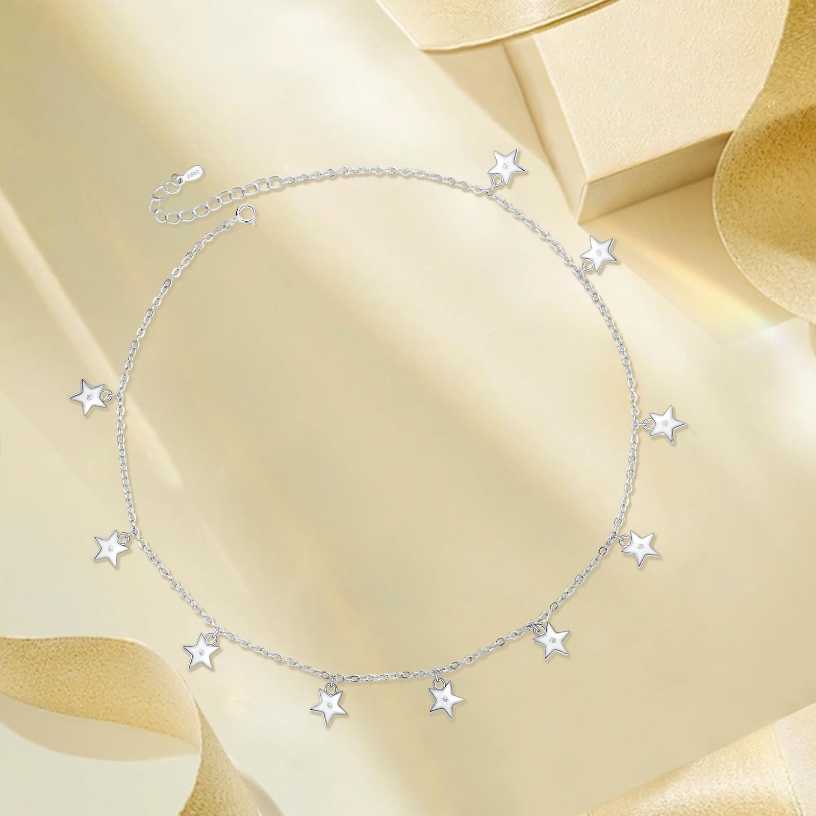 Infinity Necklace for Women - 925 Sterling Silver with White/Red 5A Cubic Zirconia, Elegant Jewelry Gift for Anniversary, Birthday, Mother's Day, Christmas & Valentine's Day (Includes Gift Box) - Perfect for Romantic Occasions and Special Celebrations