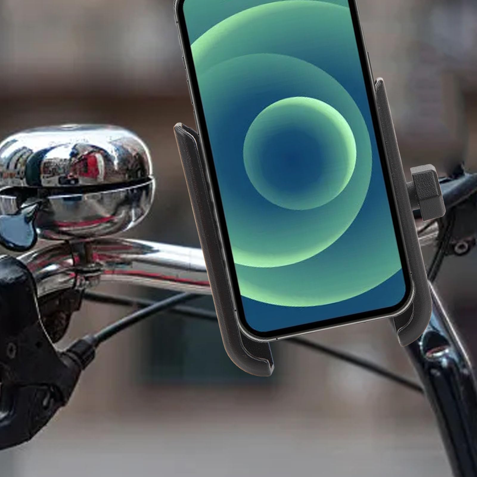 360° Adjustable Metal Bike Phone Mount Holder - Universal Phone Clamp for Bicycles & Scooters - Perfect for Cycling, Commuting & Outdoor Adventures