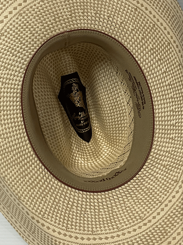 Larry Mahan MSL342COWX4414 10X Cowboy Straw Hat - Ivory Tan Western Hat for Men - Perfect for Rodeo, Ranch Work & Outdoor Adventures
