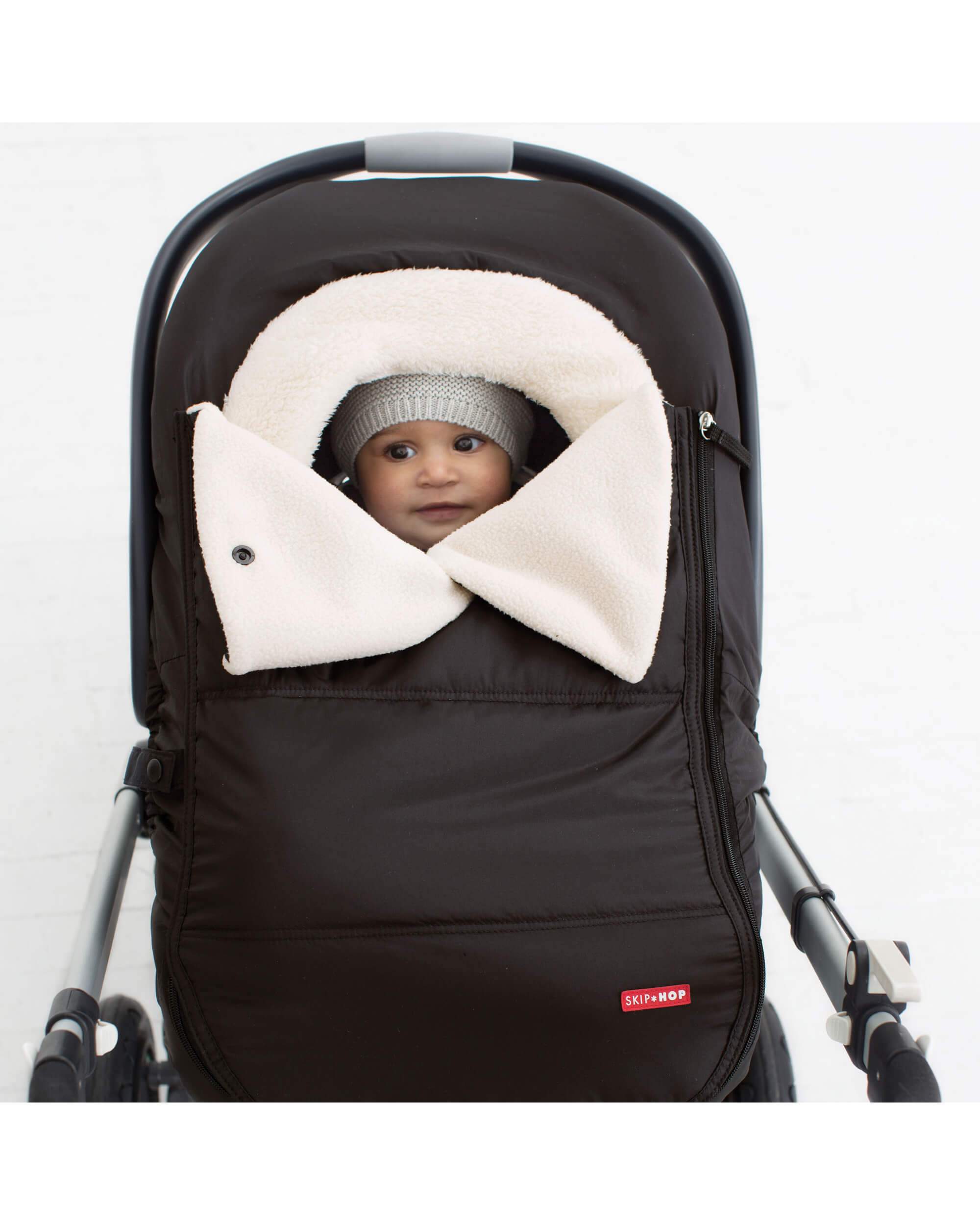 Skip Hop Stroll & Go Car Seat Cover - Universal Fit for Infant Car Seats, Waterproof & Machine Washable - Perfect for Travel, Shopping, and Outdoor Adventures