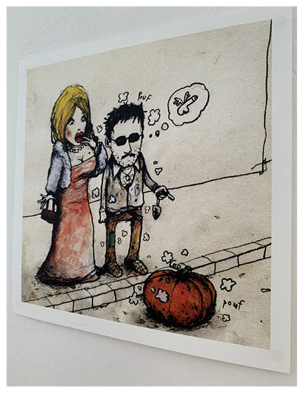 DRAN EMPTY THOUGHTS - Abstract Wall Art Print for Modern Home & Office Decor | Perfect for Living Rooms, Bedrooms & Creative Spaces