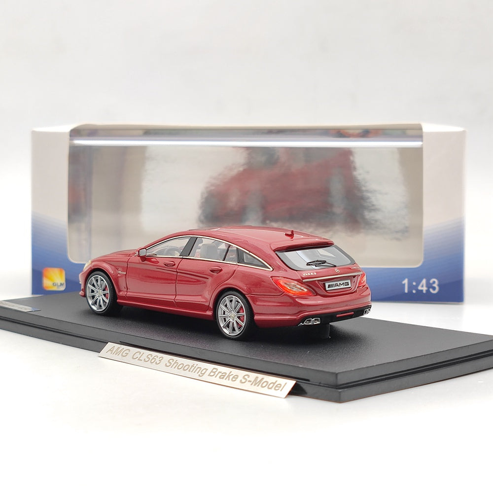 1/43 Scale Mercedes Benz AMG CLS63 Shooting Brake S Model - Red Resin Diecast Car - Limited Edition Collectible - Perfect for Display, Gifts & Car Enthusiasts