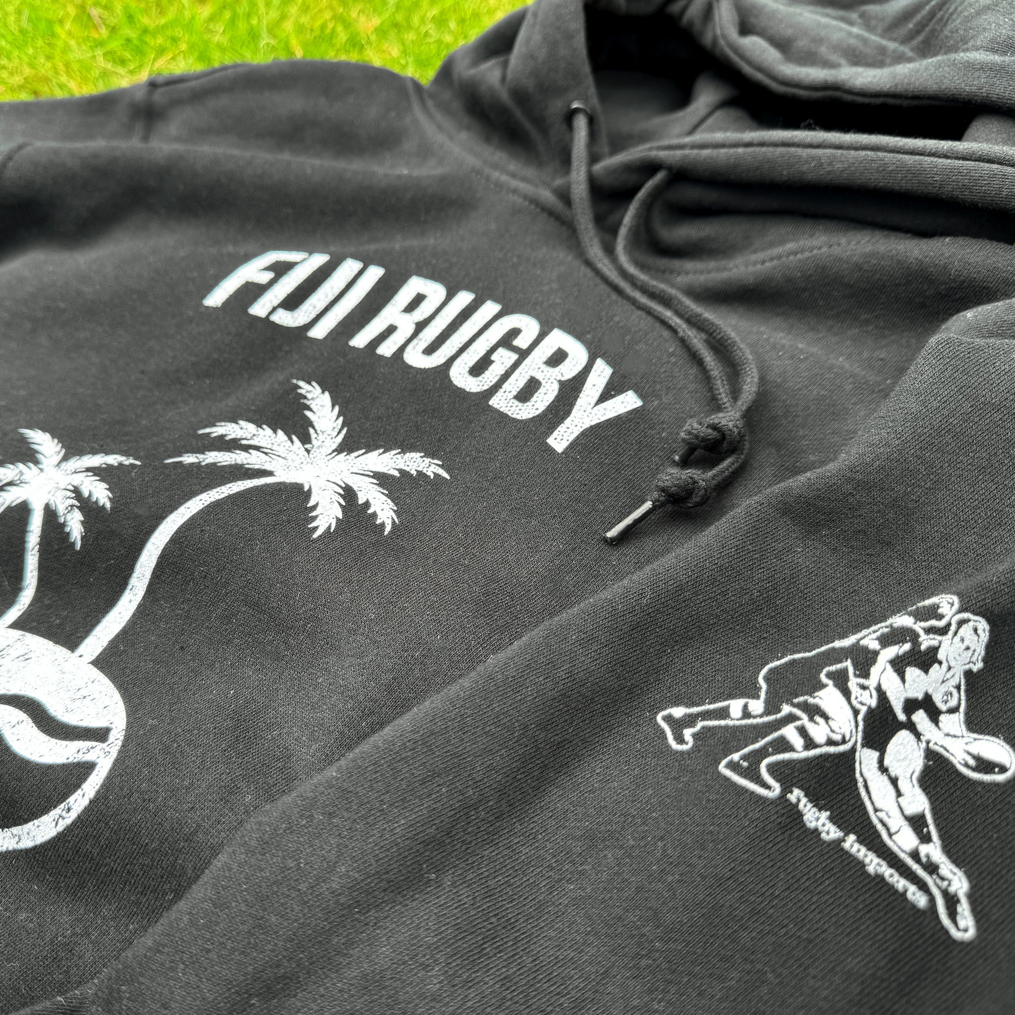 Fiji Rugby Logo Hoodie - Official Team Merchandise for Fans - Perfect for Game Day & Casual Wear